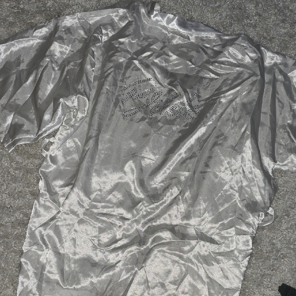Silver Shimmer Top For A Bride